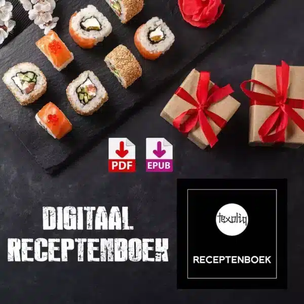digitaal sushi receptenboek