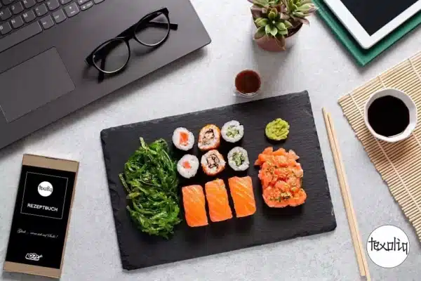 digitales kochbuch set sushi