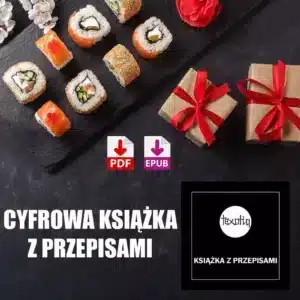 książka z przepisami sushi