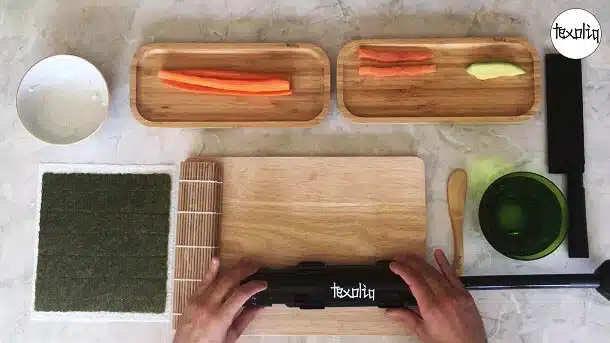 ricetta innovativa maki sushi step 6