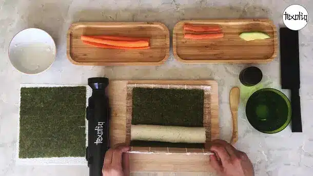 recette innovante de maki sushi étape 10
