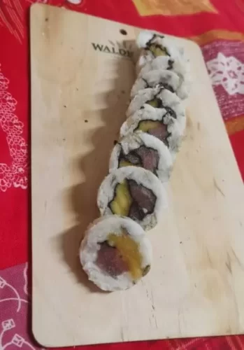 beoordeling van sushi set