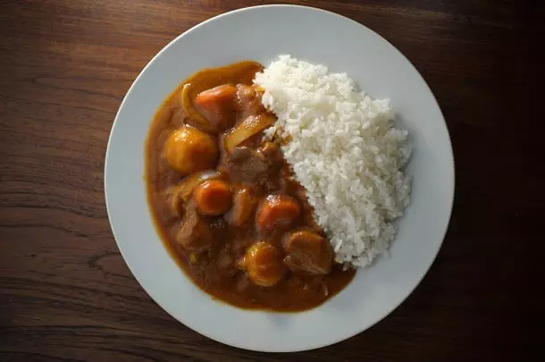 Arroz al curry