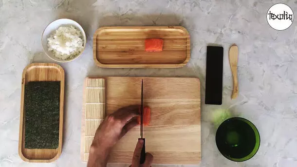 Innovativt hosomaki sushi recept