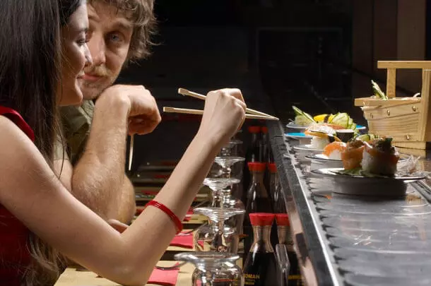 Sushi bar meny