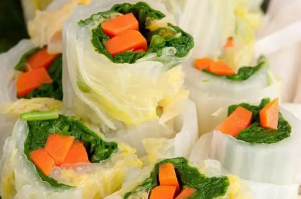 Veganes Karotten-Sushi